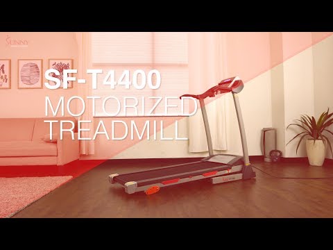 Sunny Health &amp; Fitness SF-T4400 Treadmill with Manual Incline