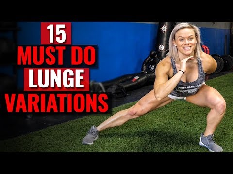 15 MUST DO Lunge Variation Lower Body Exercises (STRONG Legs &amp; Glutes)